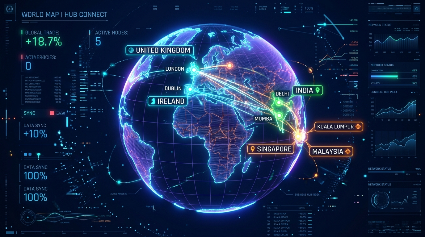 ArtistryOwl Global Network Map